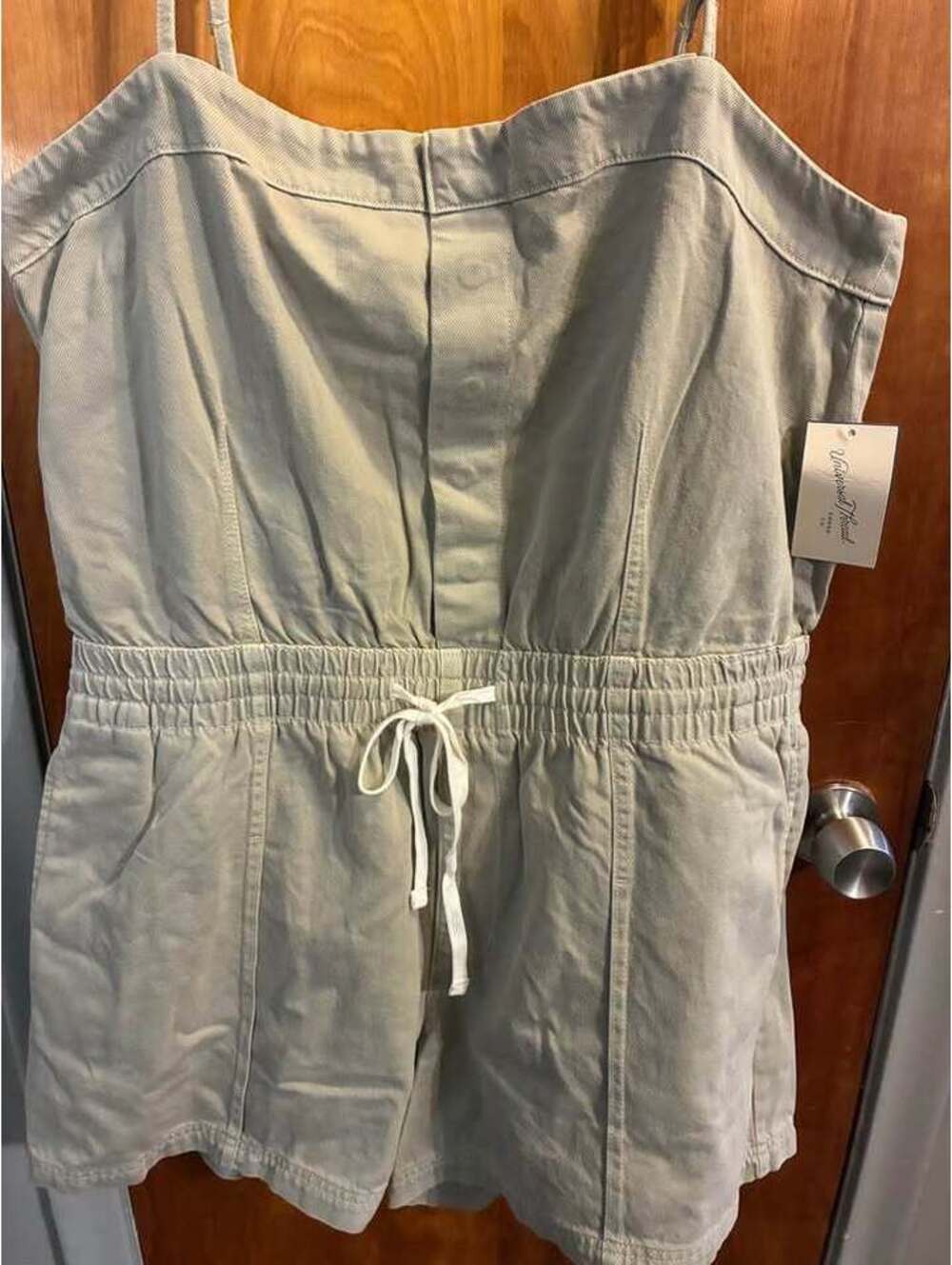 Universal Thread Khaki Denim Romper xxL